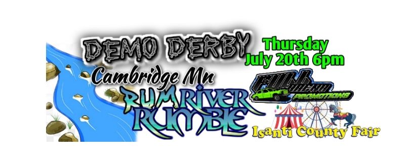 Isanti County Fair - Demolition Derby 2023