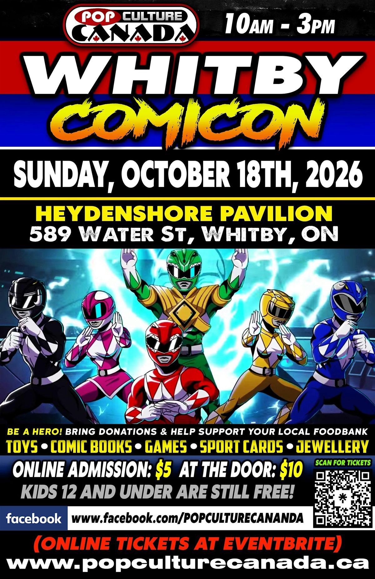 Whitby ComiCon : October 18th 2026  :  Comic Con