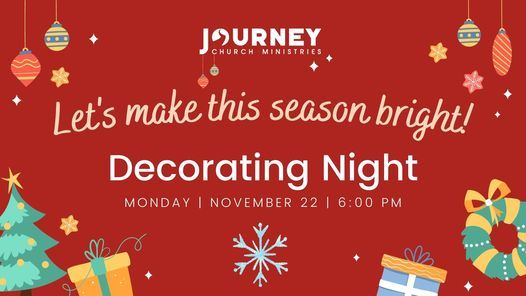 Making Seasons Bright Decorating Night