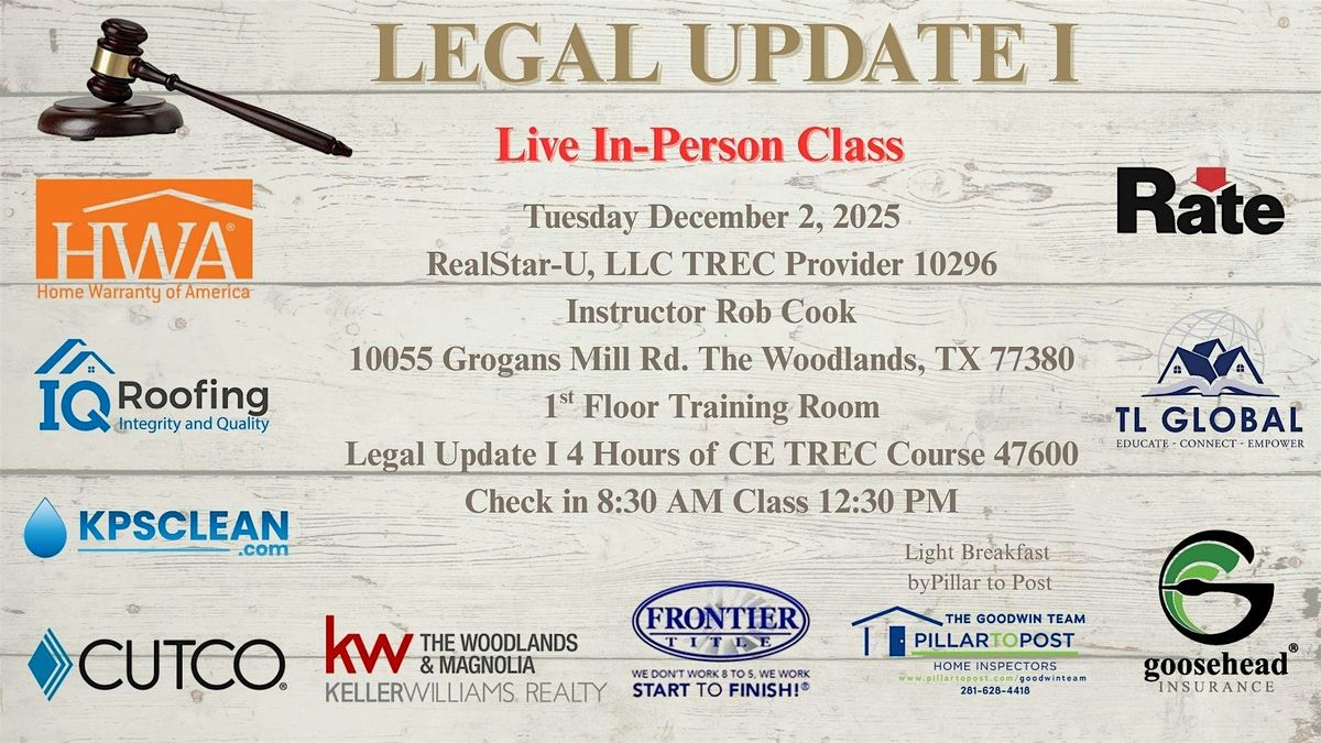 Legal Update I