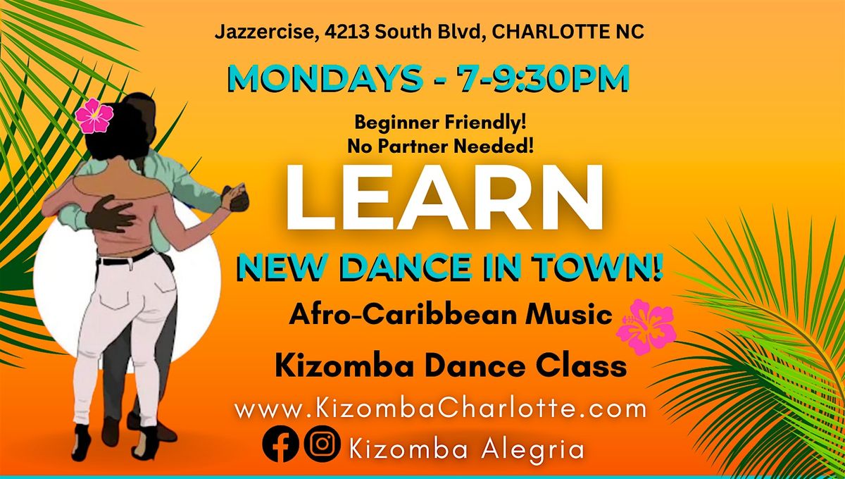 Kizomba Dance Class - Beginner Friendly - Afro-Caribbean Music