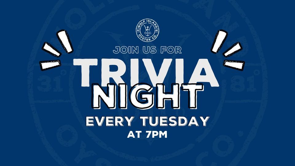 Trivia Night at Wolf Island Oyster Co. | Wolf Island Oyster Company ...