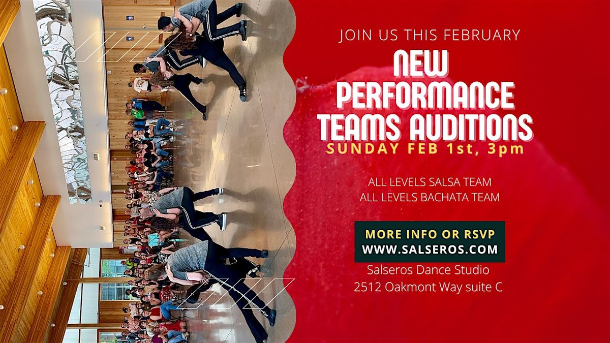 Salsa & Bachata Performance Teams Audition