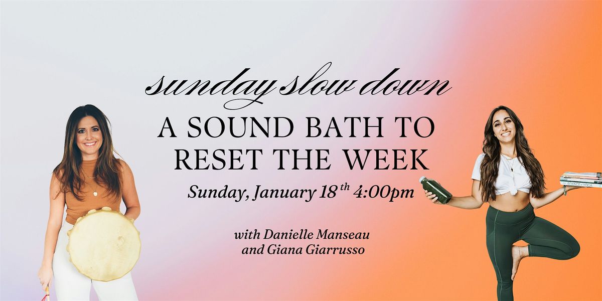 Sunday Slow Down: A Sound Bath to Reset the Week