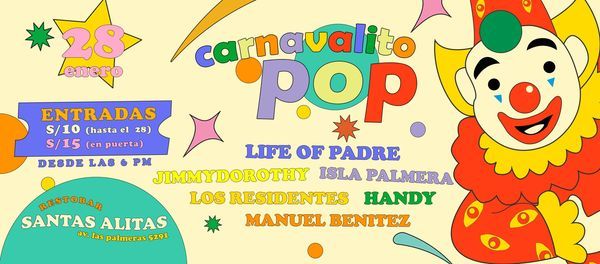 Carnavalito Pop | Santas Alitas Restobar, Lima, LI | January 28, 2022