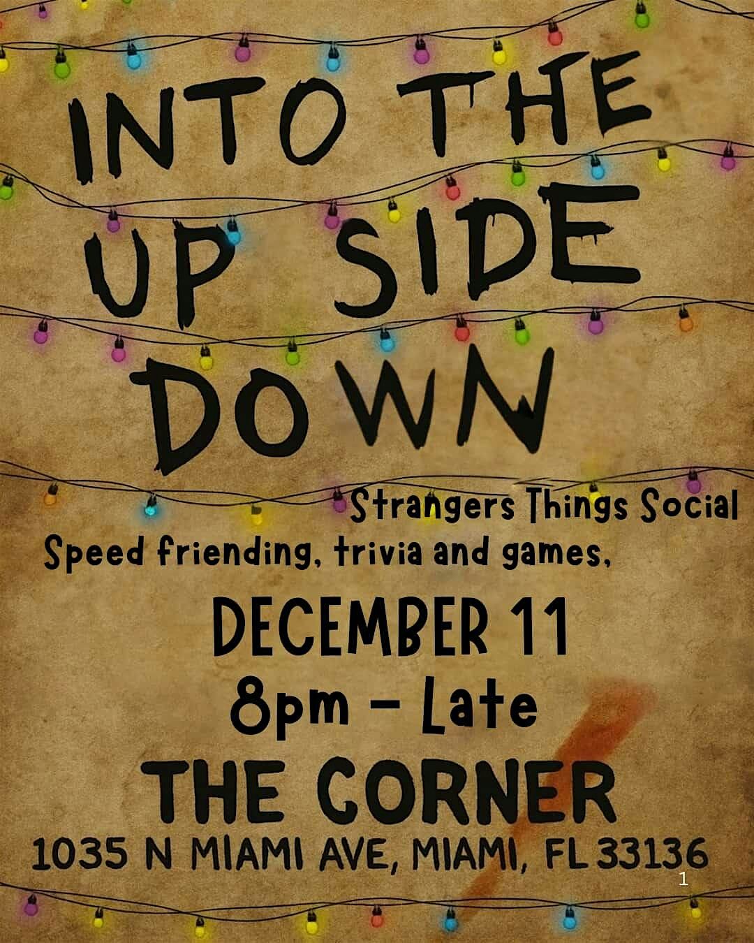 Into The Upside Down: Stranger Things Social