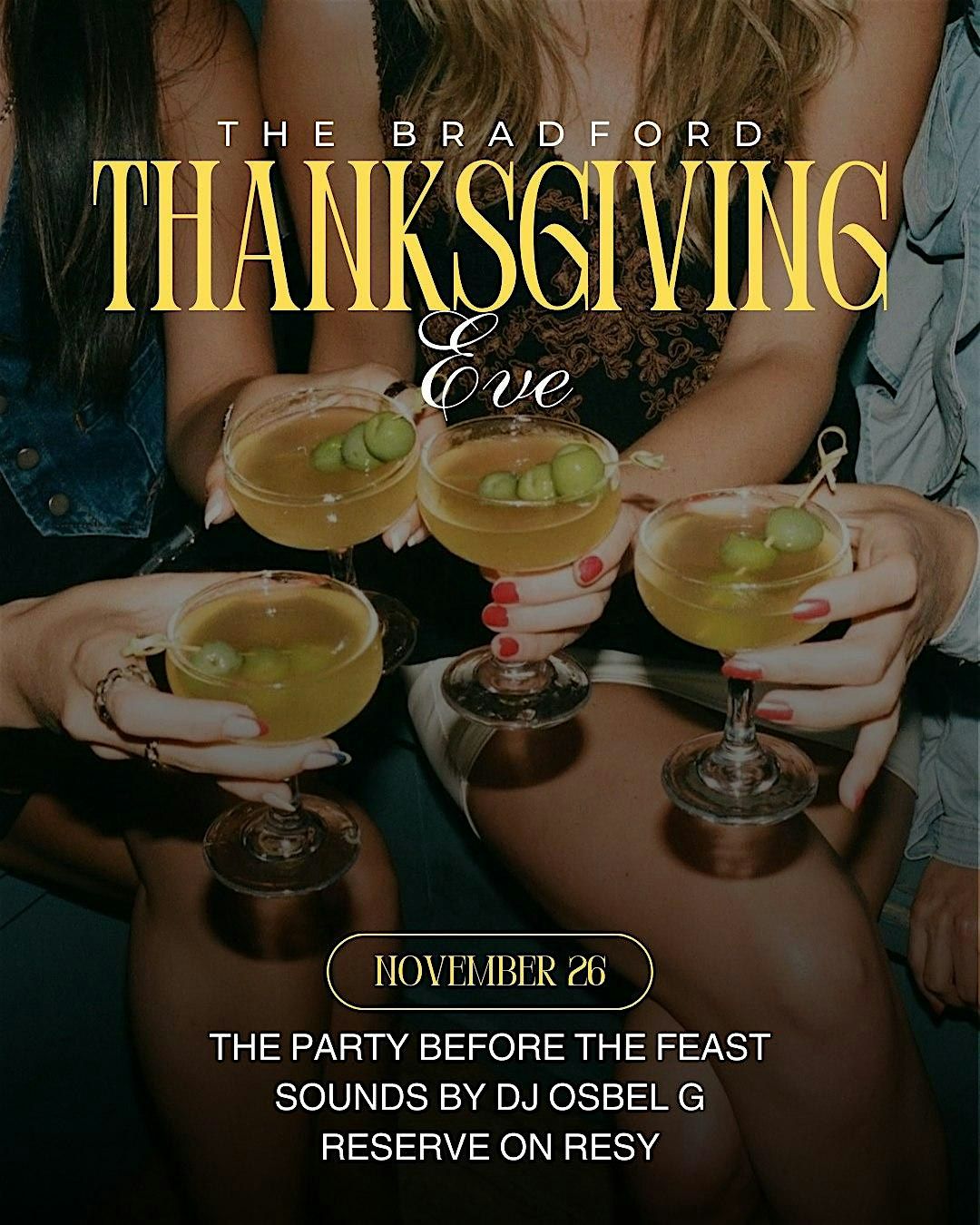 Thanksgiving Eve at the Bradford Rooftop