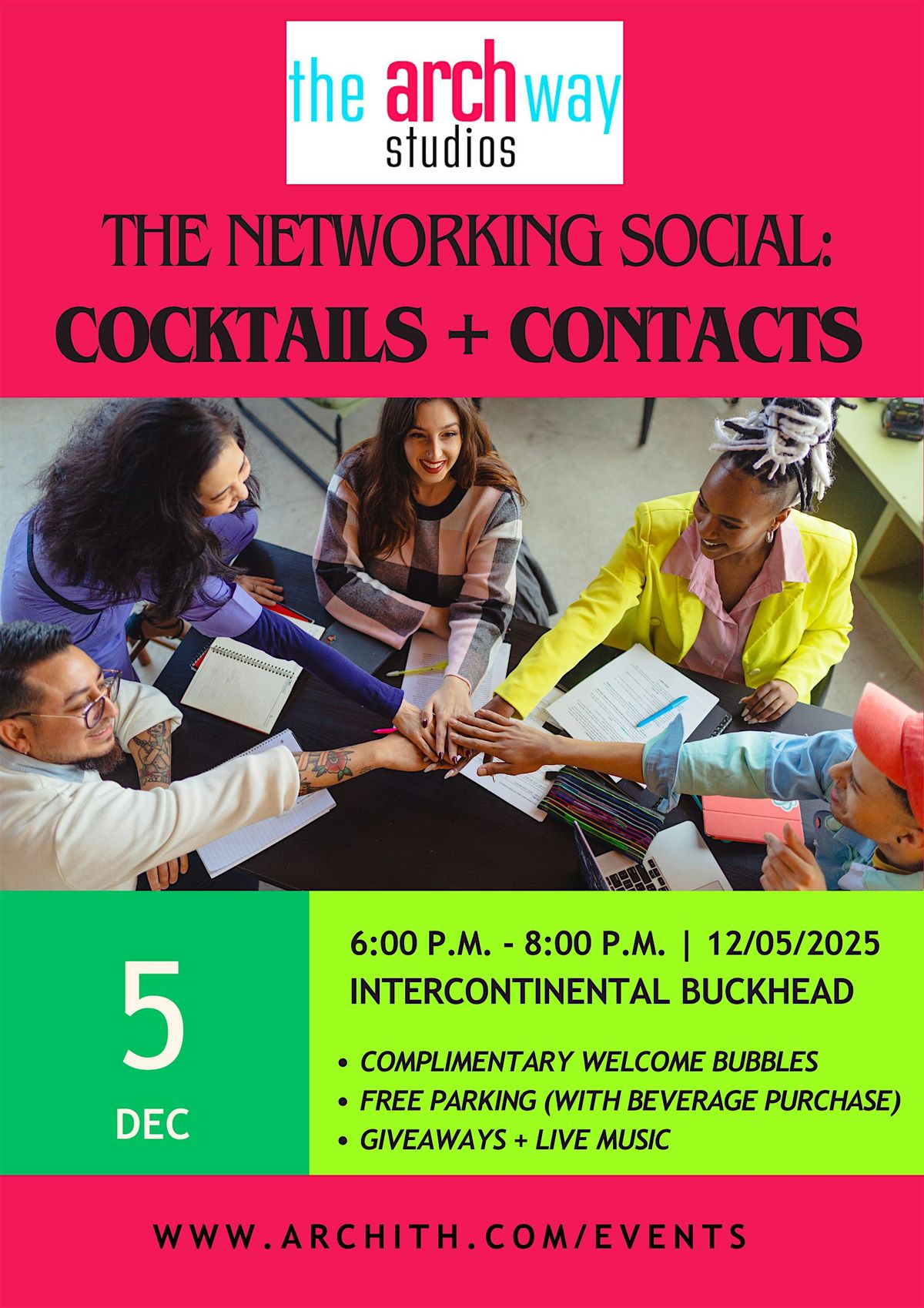 The Networking Social: Cocktails + Contacts