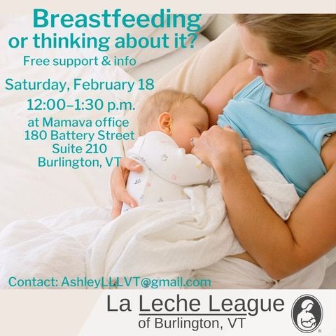 FREE Breastfeeding Support- La Leche League Of BTV Monthly Meeting ...