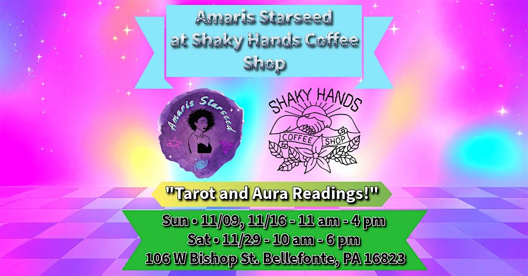 Amaris Starseed at Shaky Hands Coffee Shop!