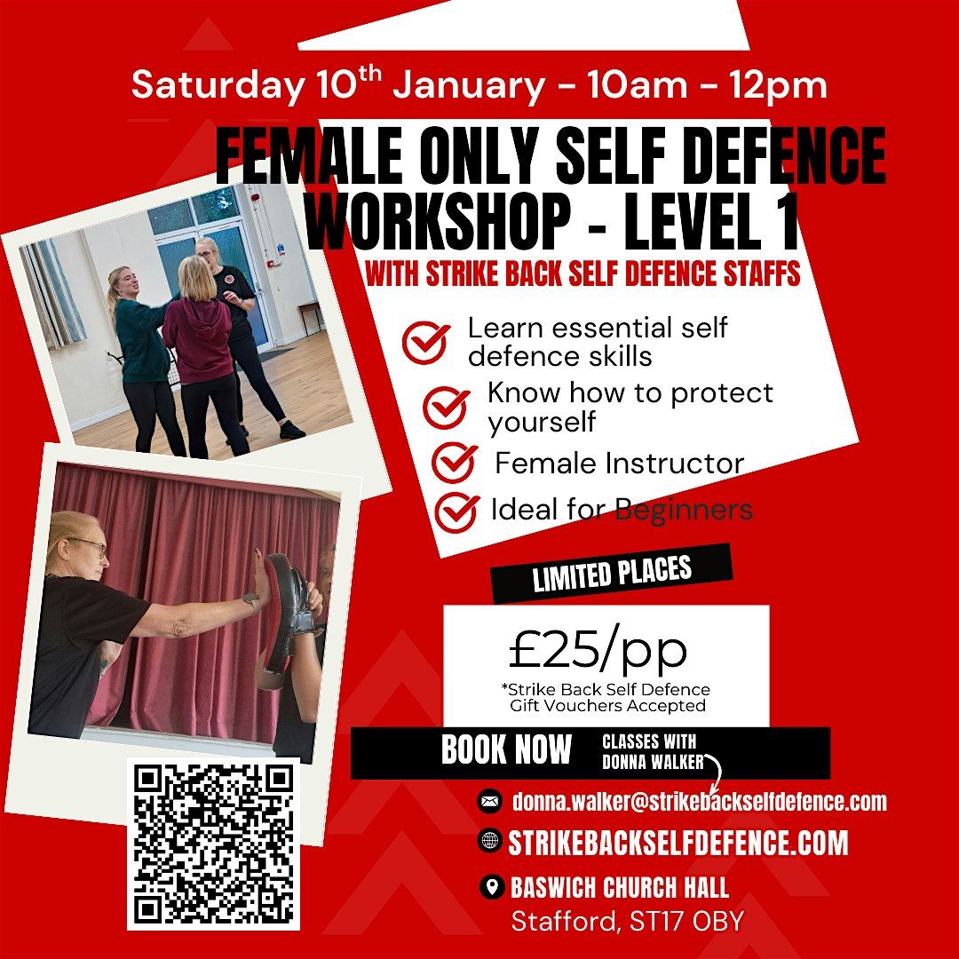 Self Defence Workshop - Female Only