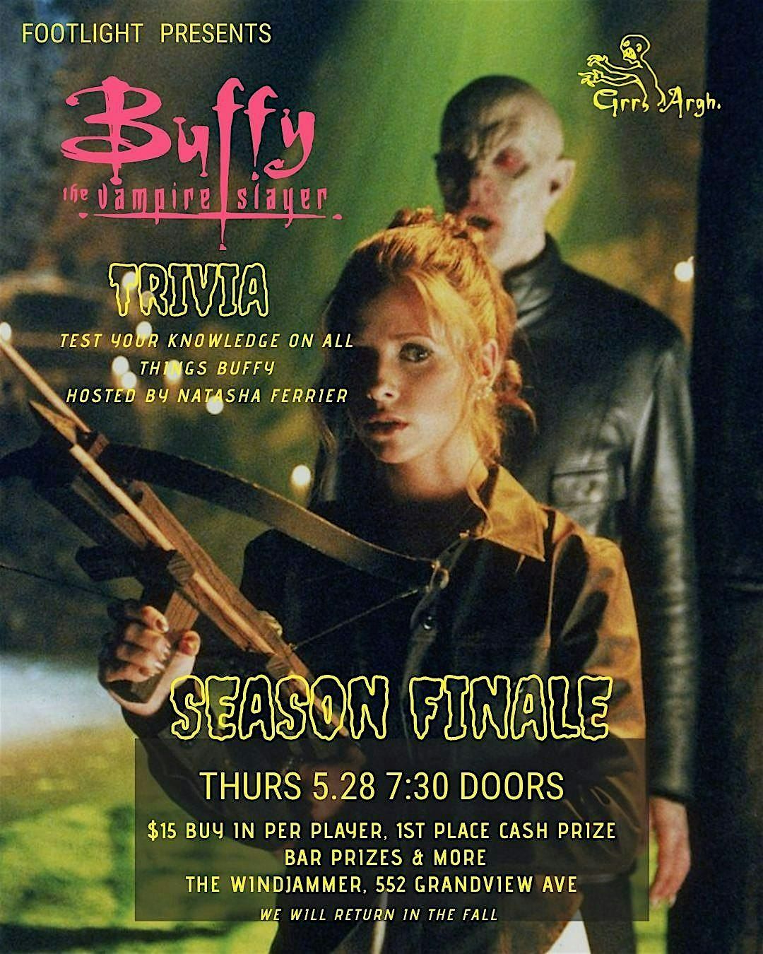 Buffy Trivia SEASON FINALE