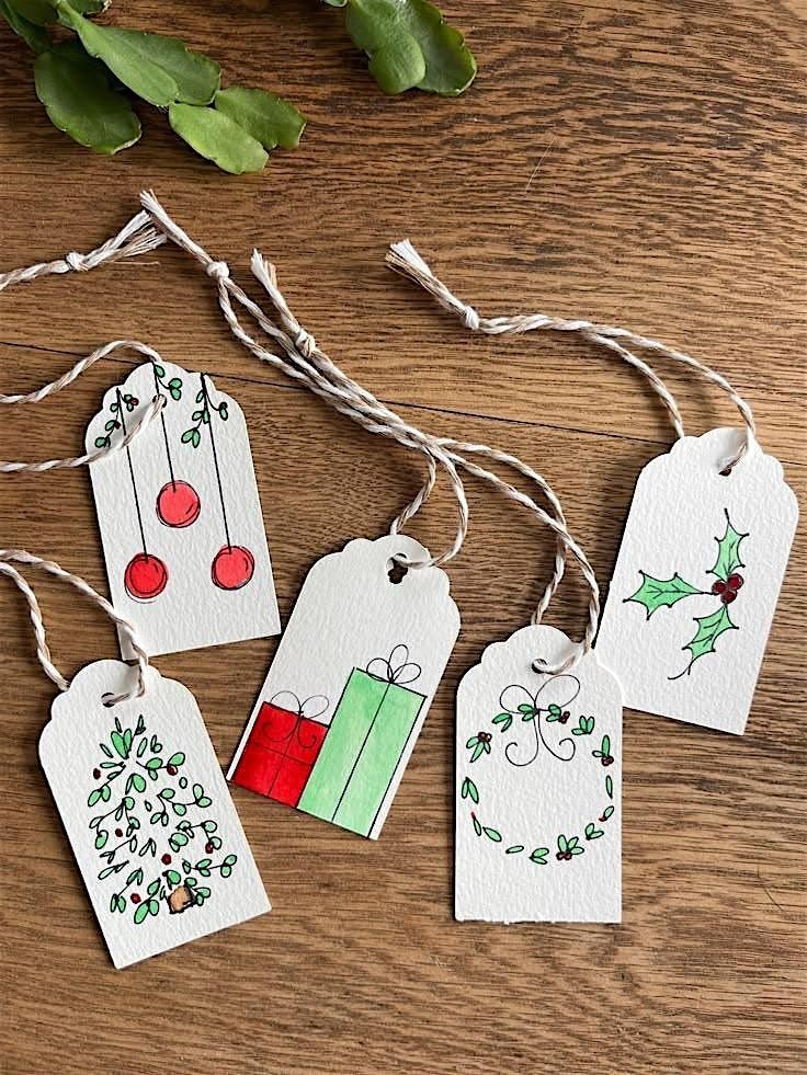 Holiday Watercolor Workshop: Tags & Cards