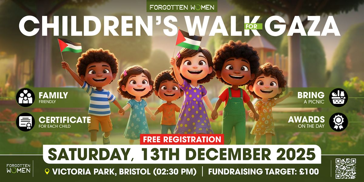 Children\u2019s Walk for Gaza with Picnic in Bristol