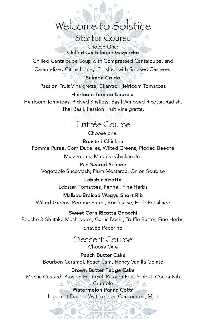 ASID OC Dine by Design Solstice Seasonal Kitchen & Bar, Irvine, CA