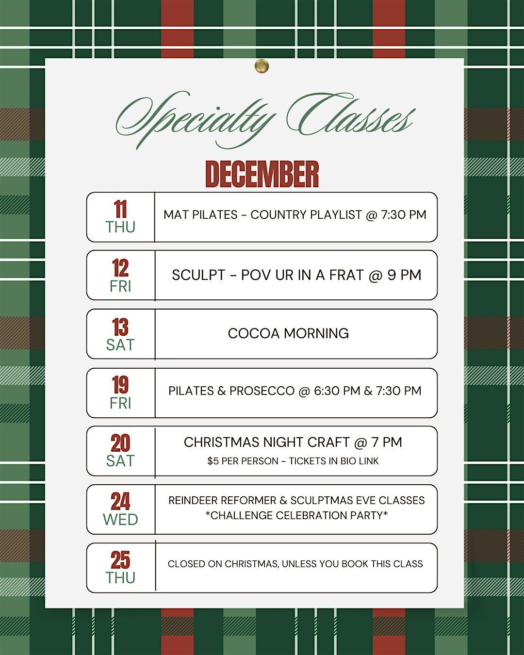 Christmas Craft Night