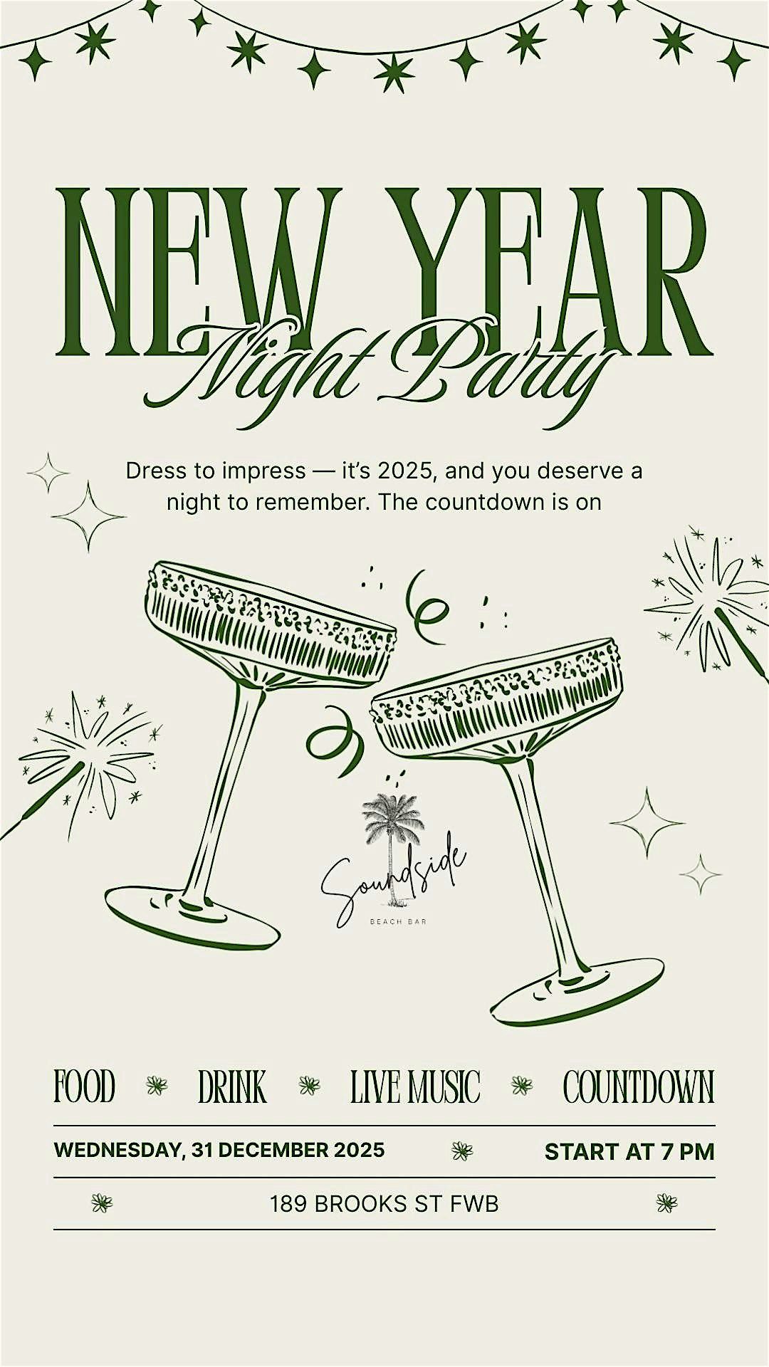 New Year\u2019s Eve party at Soundside!