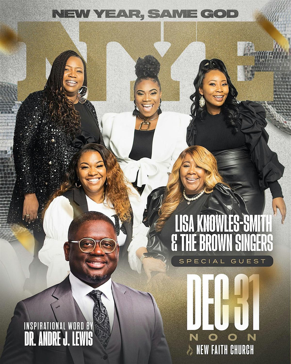 Praise Events NYE Praise Party at Noon at New Faith Church, Houston on 31st December ...