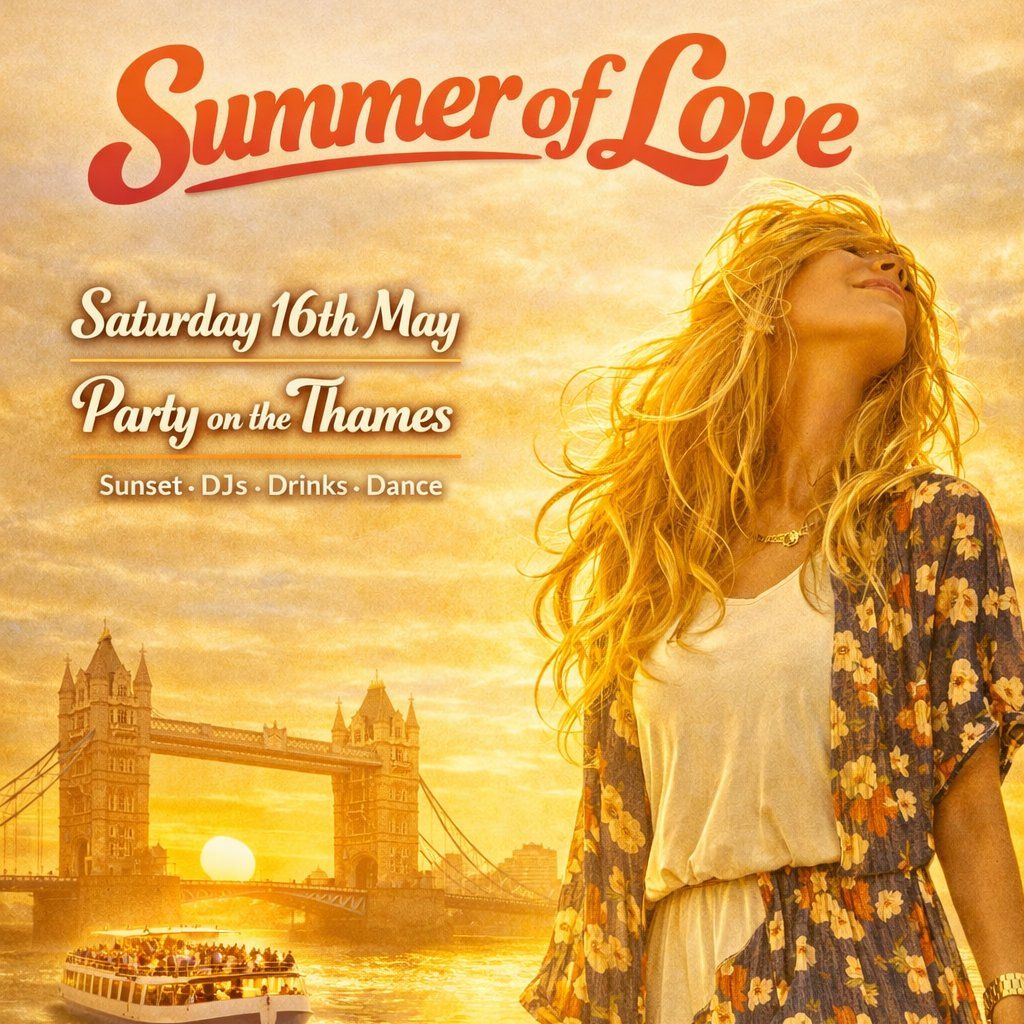 Summer of Love - London Boat party and free afterparty