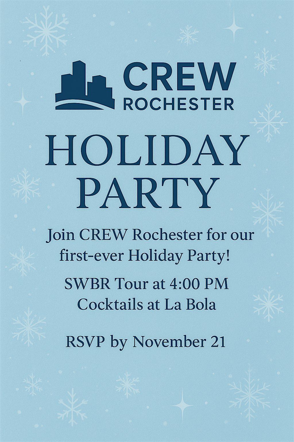 CREW Rochester Holiday Party