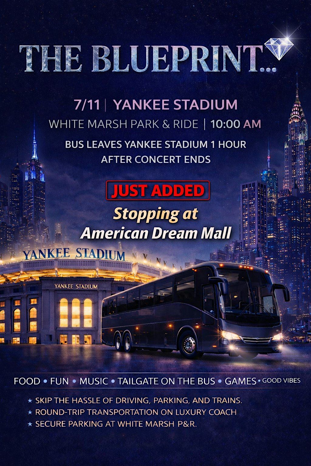 The Blueprint Bus White Marsh Park & Ride Perry Hall, Md.