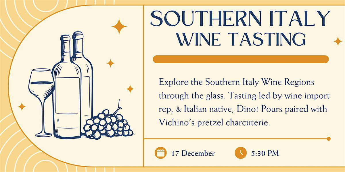 Southern Italy Wine Tasting