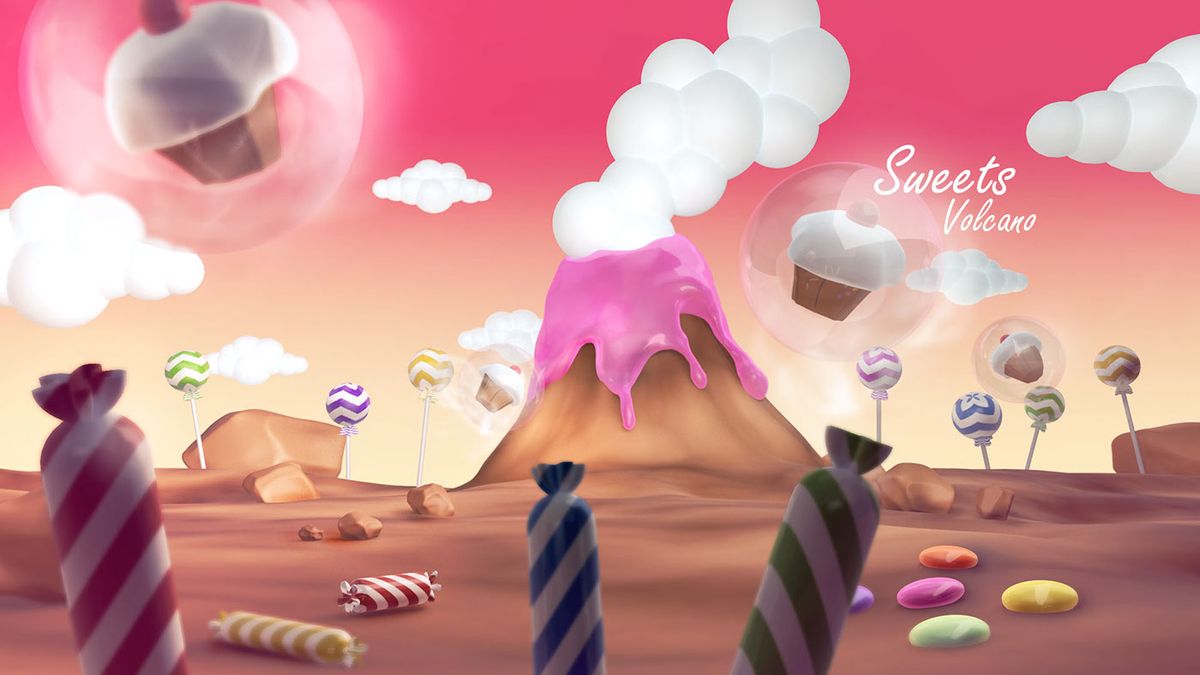 Candy Volcano