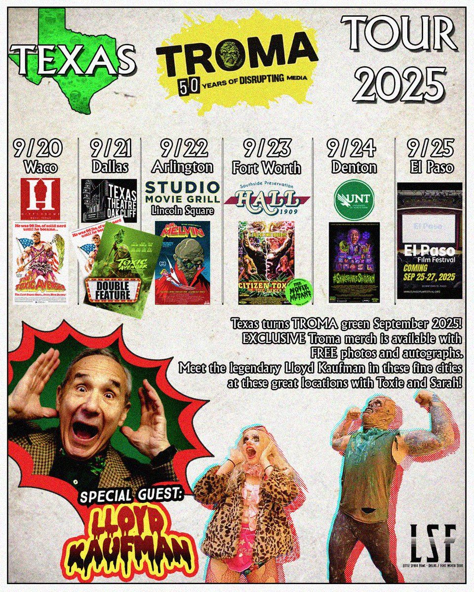 El Paso Film Festival: The Toxic Avenger With Lloyd Kaufmann