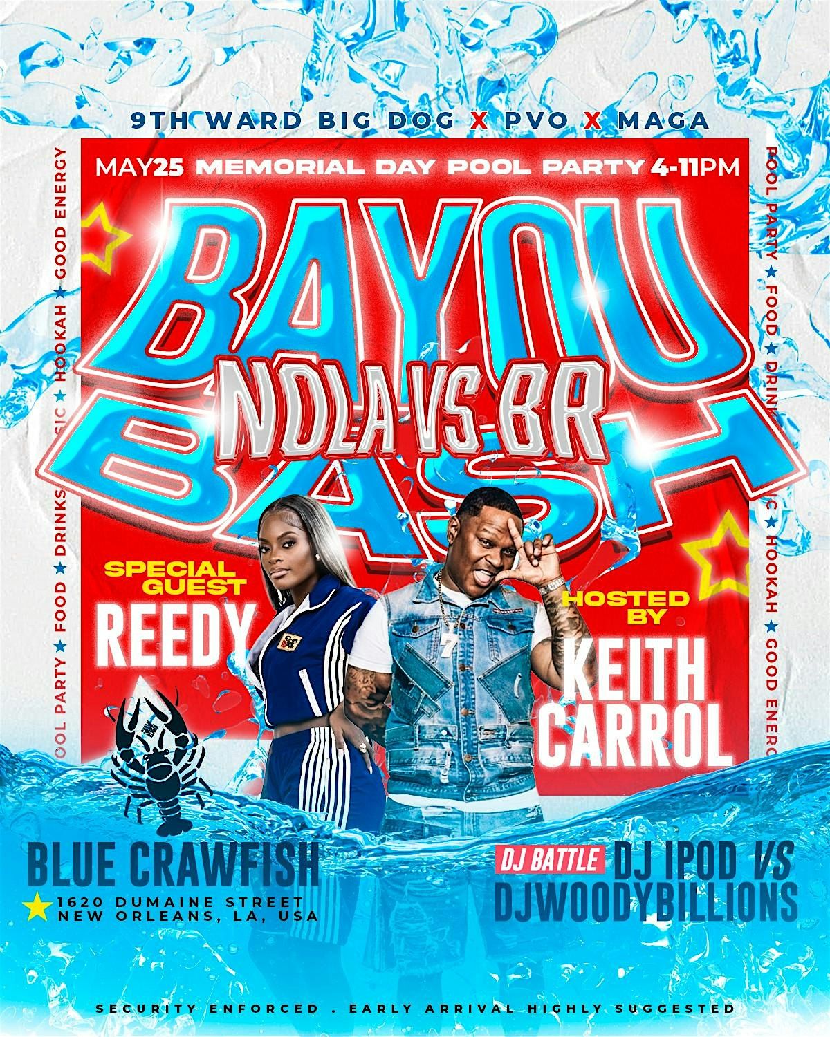 Bayou Bash Nola VS BR