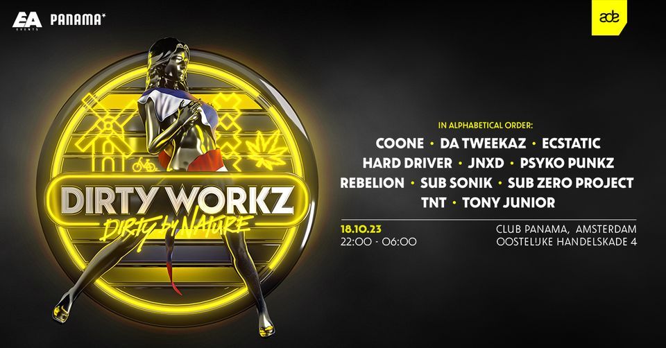 Dirty Workz presents Dirty by Nature | ADE 2023