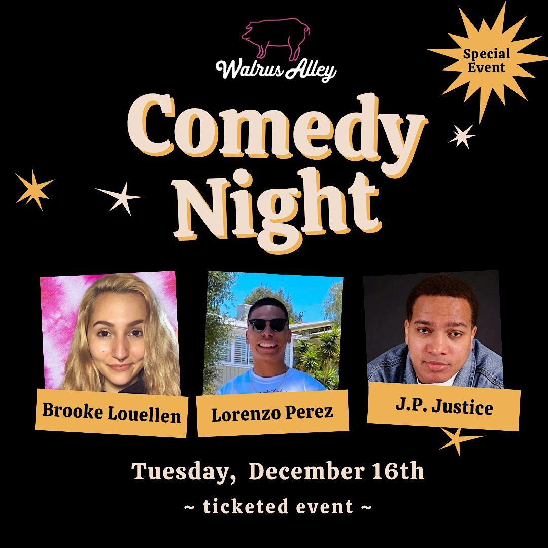 December Comedy Night at Walrus Alley