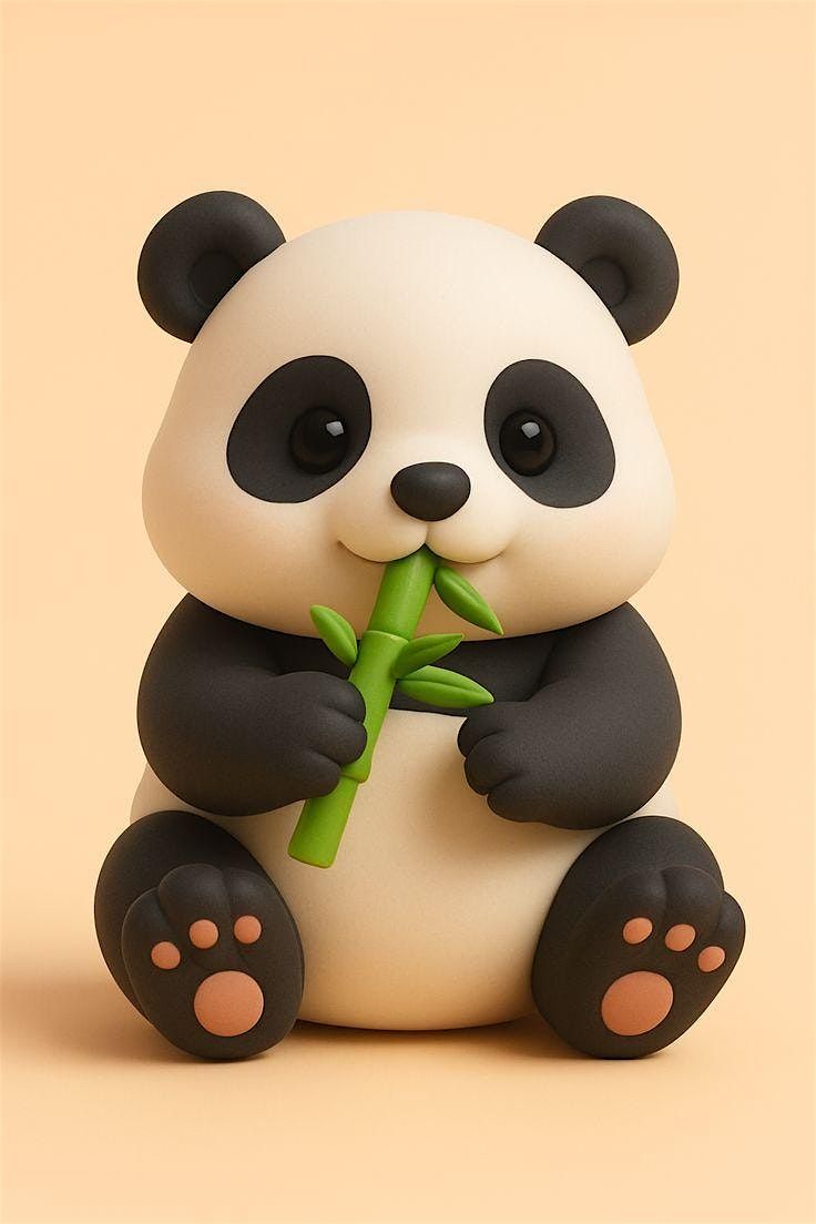 Air Dry Clay Class - Make a Whimsical Panda
