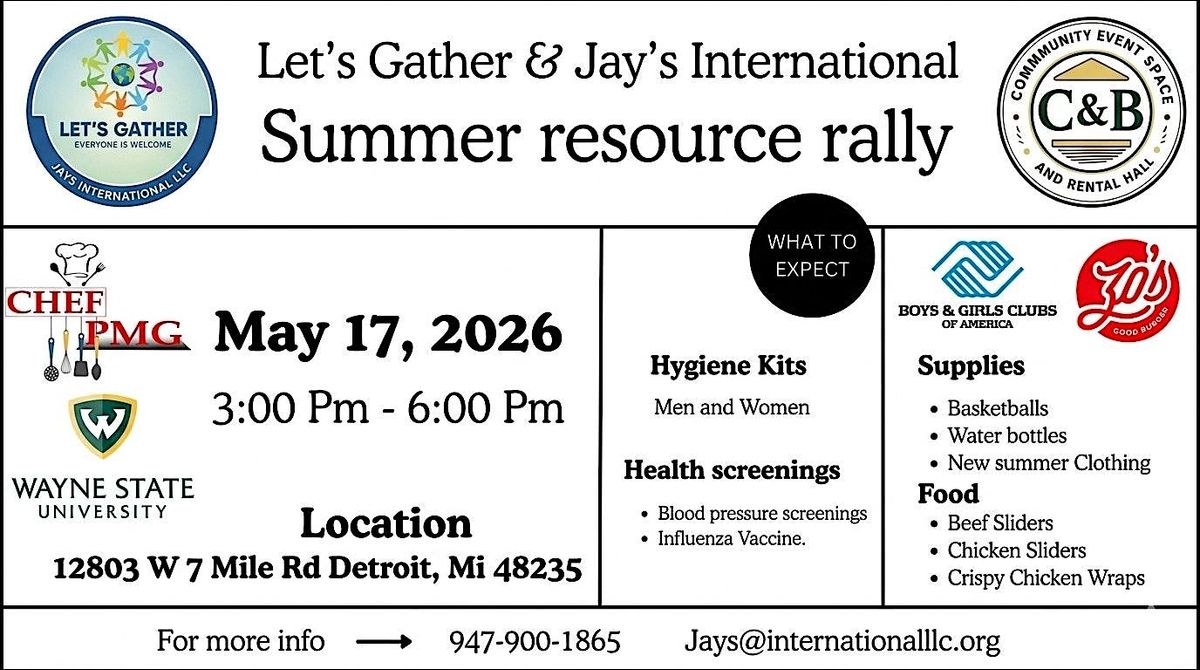 Summer Resource Rally