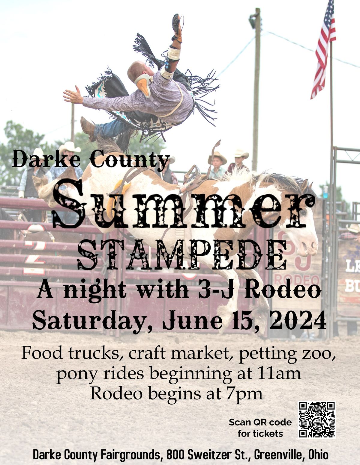 Darke County Summer Stampede Rodeo The Great Darke County Fair