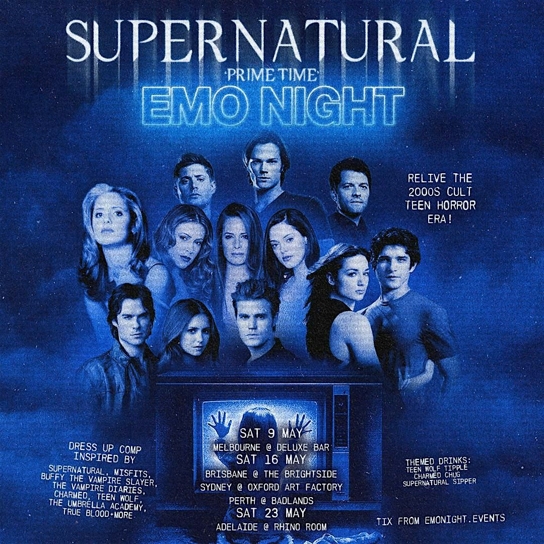 SUPERNATURAL EMO NIGHT BRISBANE