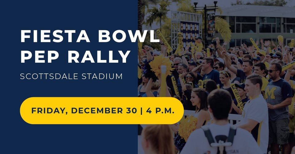 Alumni Territory Fiesta Bowl Pep Rally