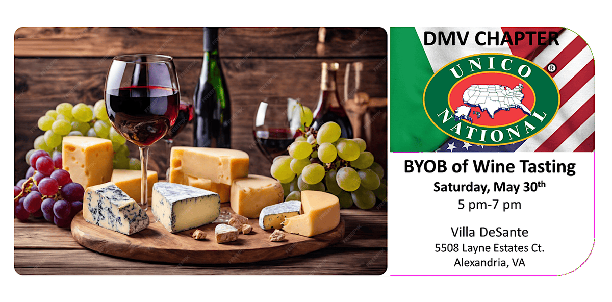 UNICO DMV BYOB of Wine Tasting