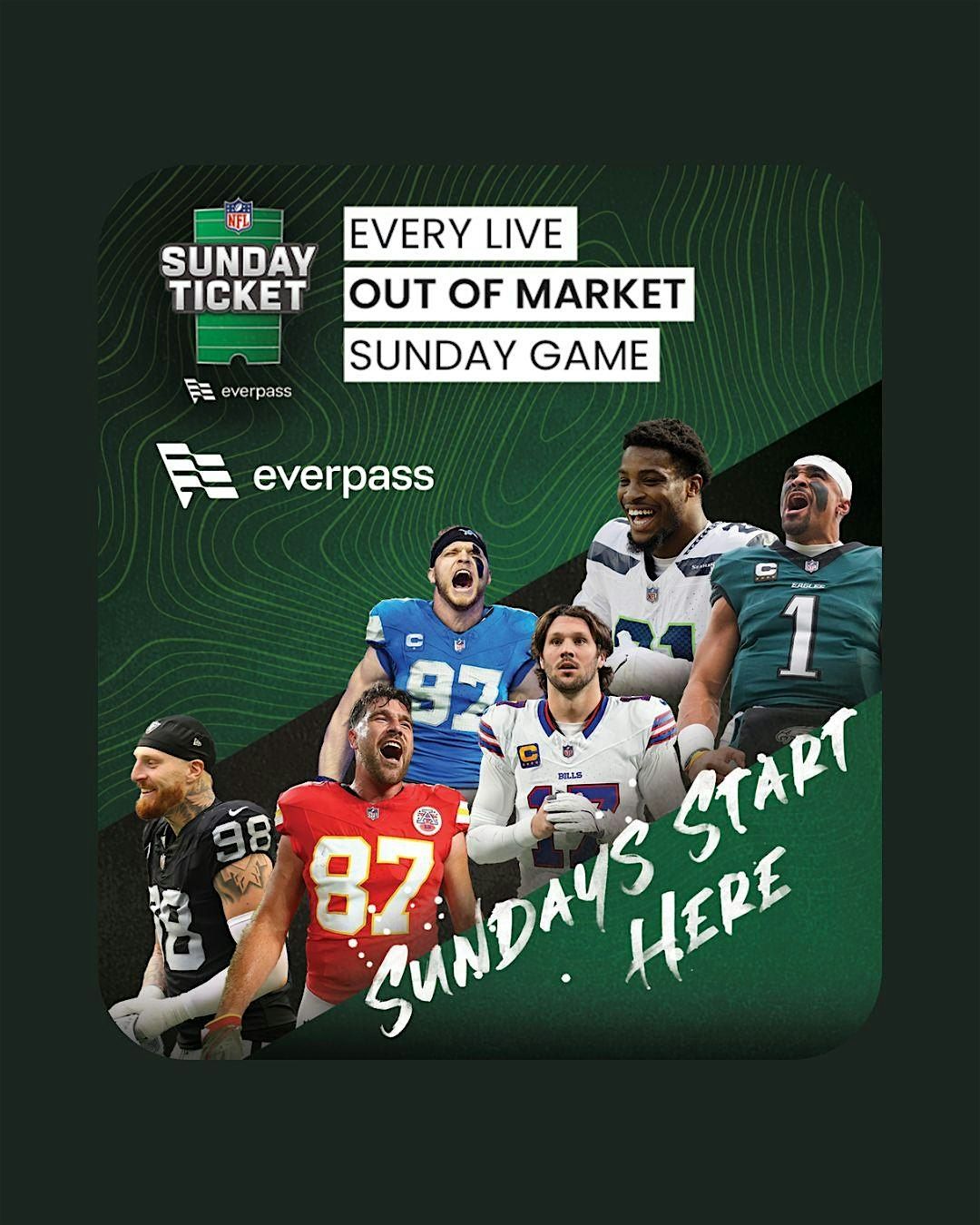 NFL Sunday Ticket \u2014 Every Game, All Season at Center Pocket Sports Bar!