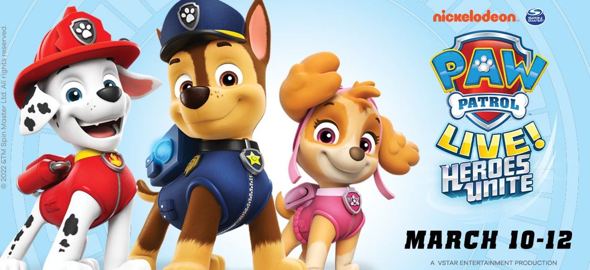 Paw Patrol Live! Heroes Unite at Veterans Memorial Coliseum - Portland