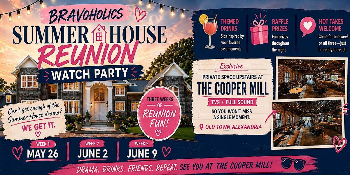 Bravoholics Summer House Reunion Watch Party at Cooper Mill