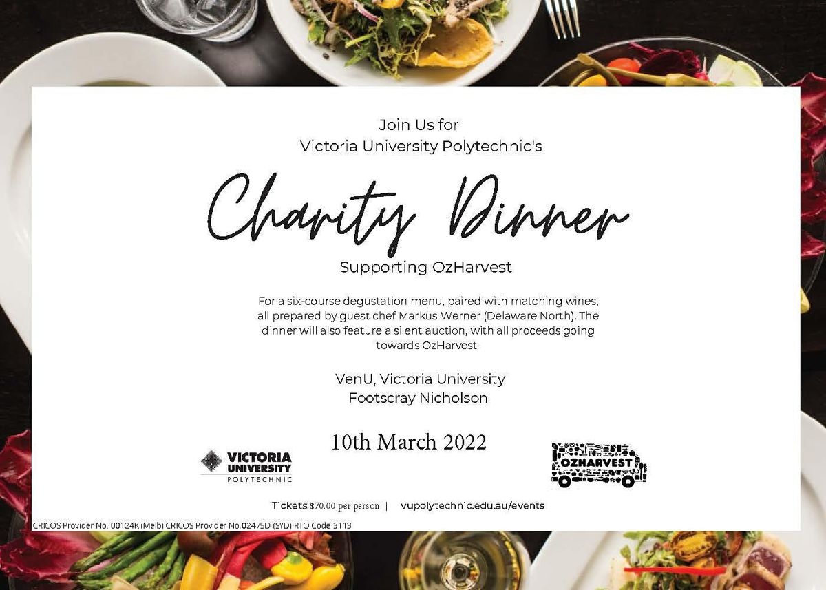 Victoria University Polytechnic Charity Dinner