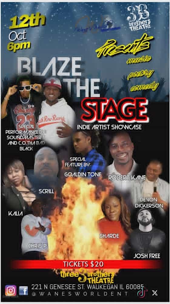 Blaze the Stage: Indie Artist Showcase