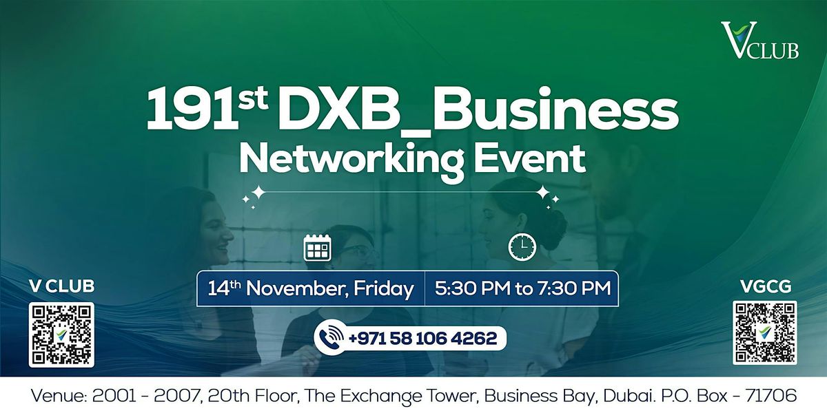 191st  DXB_ Business Networking Meetup