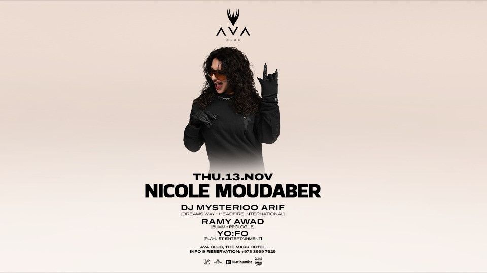 Nicole Moudaber live at AVA Club
