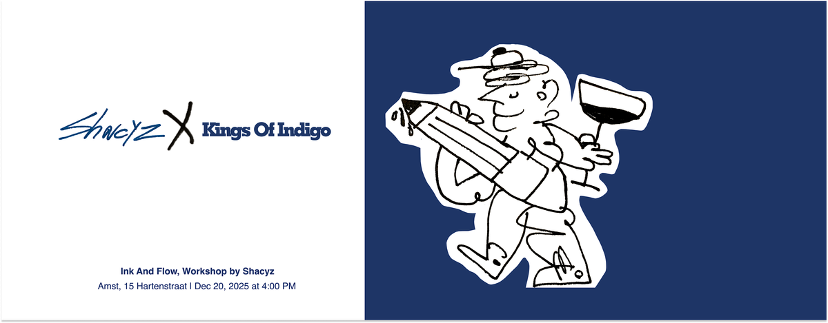 Ink and Flow Workshop with Shacyz X Kings of Indigo