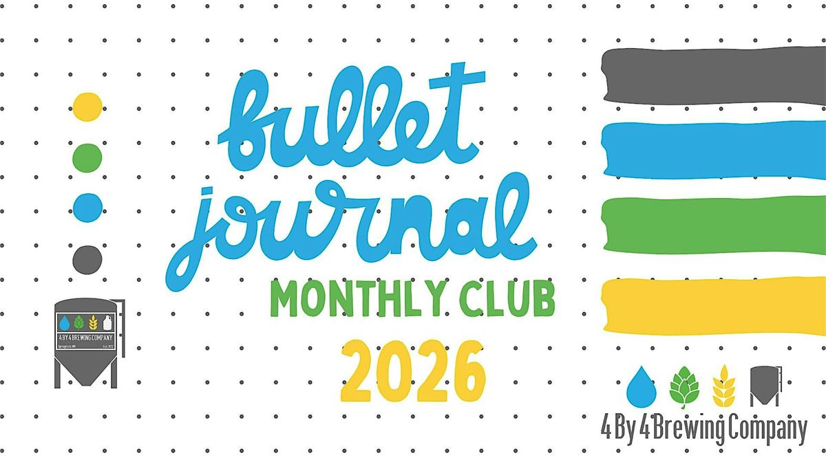 2026 Bullet Journal Monthly Club - TICKET IS FOR ALL 12 MONTHS