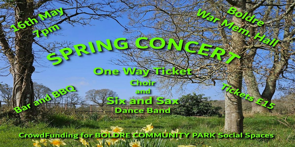 One Way Ticket Spring Concert 2026