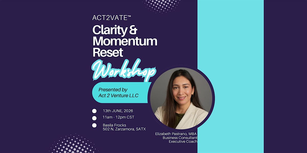 Clarity  & Momentum Reset