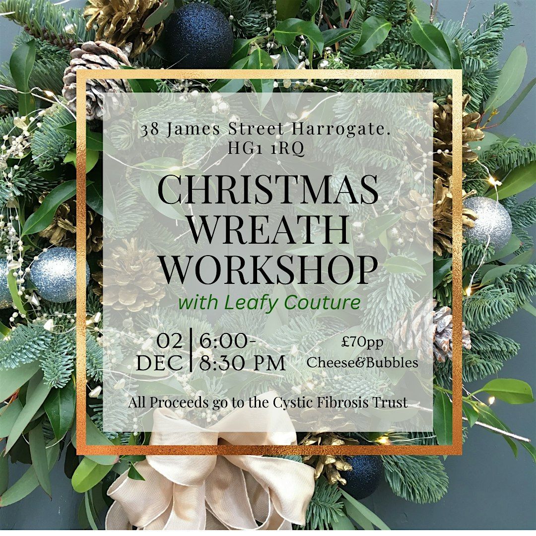 Ogden's Christmas Wreath Workshop in Partnership with Leafy Couture.