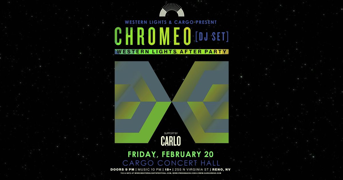 Chromeo at Cargo Concert Hall